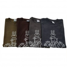 Tyrell×うさ男 Tシャツ(No Bike, No Life ver.)